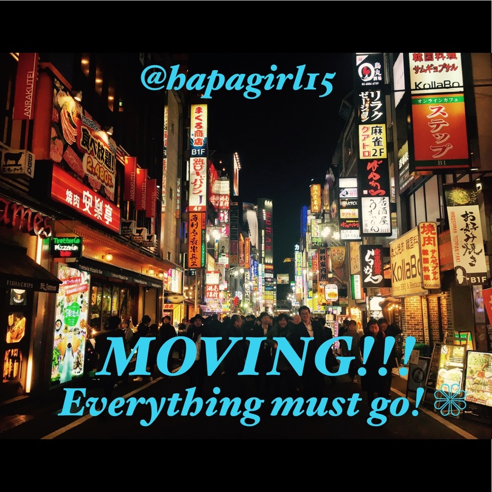~MOVING~ Everything must go!
